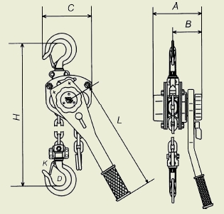 Таль рычажная Lema Таль рычажная Lema