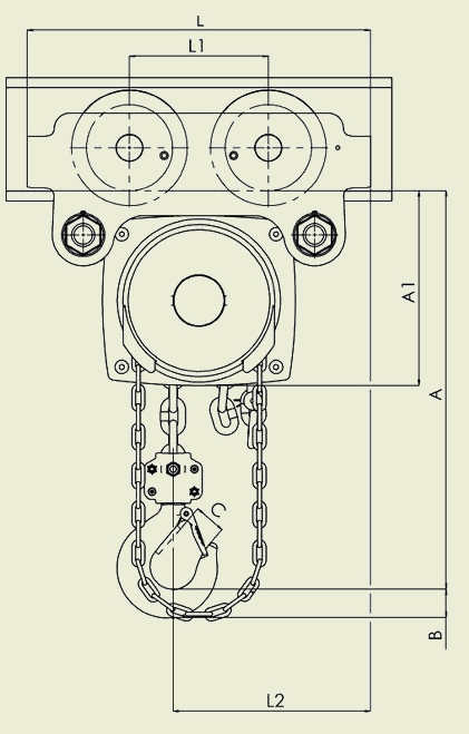 Тали ручные передвижные ТРШАМУ/ТРШБМУ с уменьшенной строительной высотой